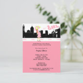 Invitation à la douche pour bébé de Cityscape (Debout devant)