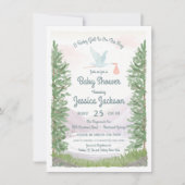 Invitation à la douche pour bébé de Stork (Devant)