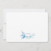 Invitation à la douche pour bébé d'hiver (Dos)