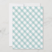 Invitation à la douche pour bébé fille (Dos)