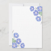 Invitation à la douche pour bébé fille (Dos)