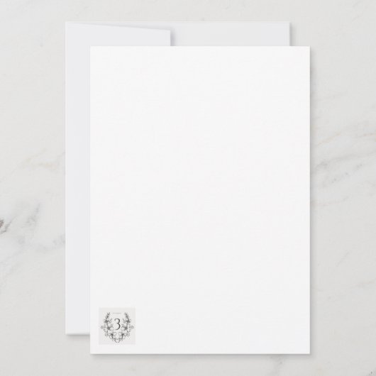 Invitation à la douche pour bébé fille (Dos)