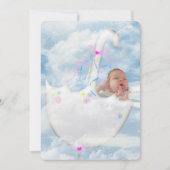 Invitation à la douche pour bébé fille (Devant)