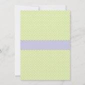 Invitation à la douche pour bébé papillon rose (Dos)