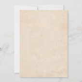 Invitation à la douche pour bébés (Dos)