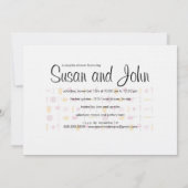 Invitation à la douche pour les couples - Cuisine (Dos)