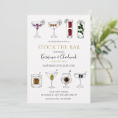 Invitation à la Douche Stockez le Bar (Debout devant)