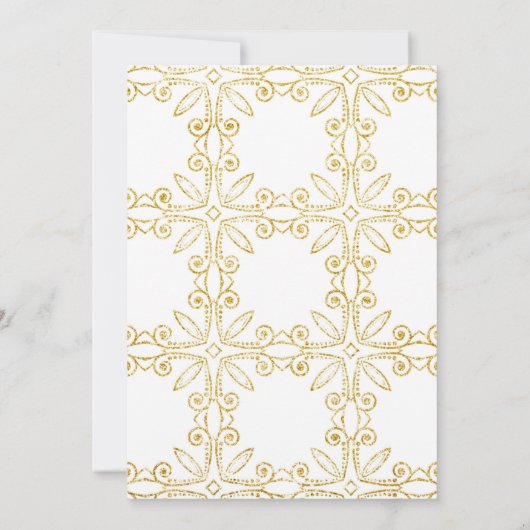 Invitation à la douche tropicale nuptiale (Dos)