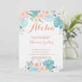 Invitation à la douche tropicale nuptiale (Debout devant)