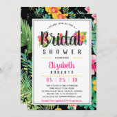 Invitation à la douche tropicale nuptiale, Luau (Devant / Derrière)