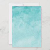 Invitation à la douche turquoise des couples de cy (Dos)