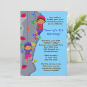 Invitation à la Escalade de Rock Wall (Debout devant)