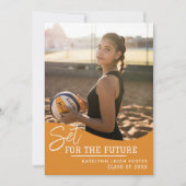 Invitation à la Faire-part de diplôme de volleybal (Devant)