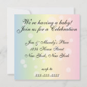 Invitation à la Faire-part de grossesse (Dos)