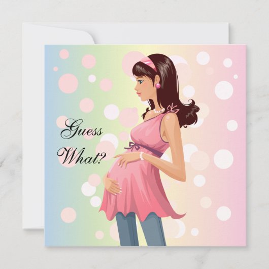 Invitation à la Faire-part de grossesse (Devant)