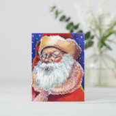 Invitation à la Faire-part de Noël de Père Noël (Debout devant)