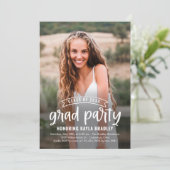 Invitation à la Faire-part de remise de diplômes (Debout devant)