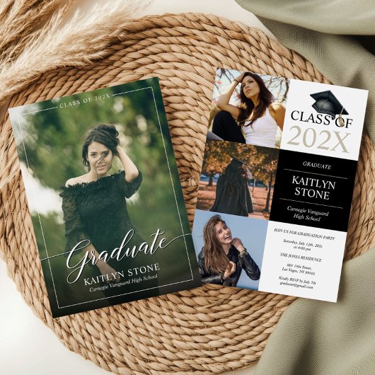 Invitation à la Faire-part d'études supérieures