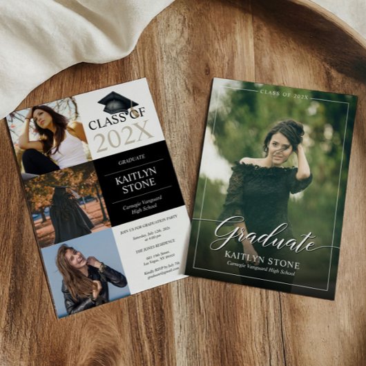 Invitation à la Faire-part d'études supérieures