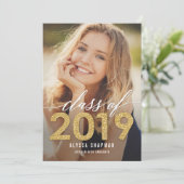 Invitation à la Faire-part d'inscription pour l'an (Debout devant)