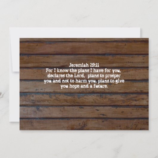 Invitation à la Faire-part d'obtention d'un diplôm (Dos)