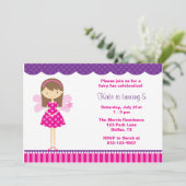 Invitation à la fée rose et pourpre chaude (Debout devant)