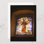 Invitation à la fenêtre en verre tendu (Devant / Derrière)