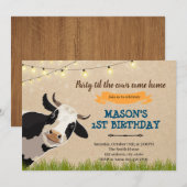 Invitation à la ferme pour faire la fête jusqu'à l (Devant / Derrière)