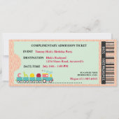 Invitation à la fête (Devant)