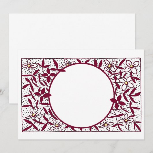 Invitation à la fête (Devant / Derrière)