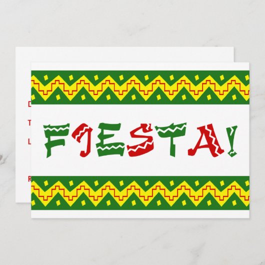 invitation à la fête (Devant / Derrière)