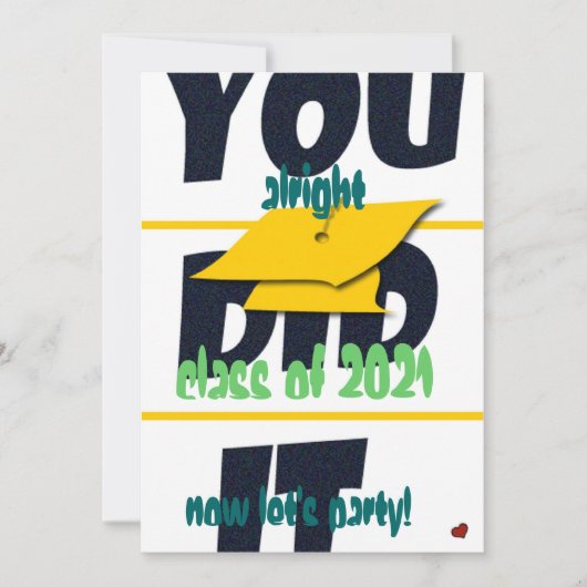 Invitation à la fête (Devant)