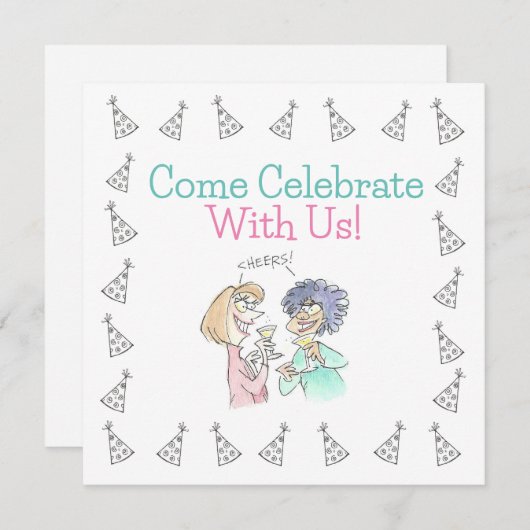 Invitation à la fête (Devant / Derrière)