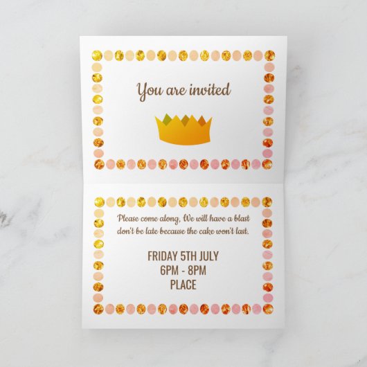 Invitation à la fête (Intérieur)