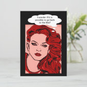 Invitation à la fête à thème des années 80 art pop (Debout devant)