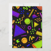 invitation à la fête à thème des années 90 (Dos)