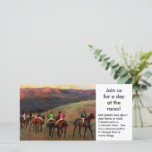 Invitation à la fête à thème du cheval ou à la col (Debout devant)