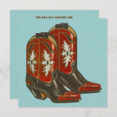 INVITATION À LA FÊTE À THÈME OCCIDENTALE ~ PERSONN (Devant / Derrière)