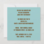 INVITATION À LA FÊTE À THÈME OCCIDENTALE ~ PERSONN (Dos)