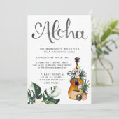 Invitation à la fête Aloha Summer Luau (Debout devant)