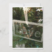 INVITATION À LA FÊTE "AMOUR" DE NOËL (Devant)