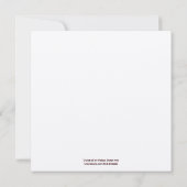 Invitation à la fête anniversaire de enfant de Lit (Dos)