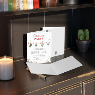 Invitation à la fête annuelle de Noël au bureau