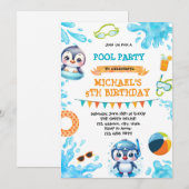 Invitation à la fête au bassin des manchots (Devant / Derrière)