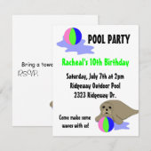 Invitation à la fête au bassin du Lion de Mer (Devant / Derrière)