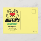 Invitation à la Fête au Bord de la Piscine, Fête d (Dos)