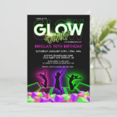 Invitation à la fête au parc de trampoline Girls G (Debout devant)