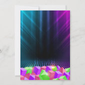 Invitation à la fête au parc de trampoline Girls G (Dos)