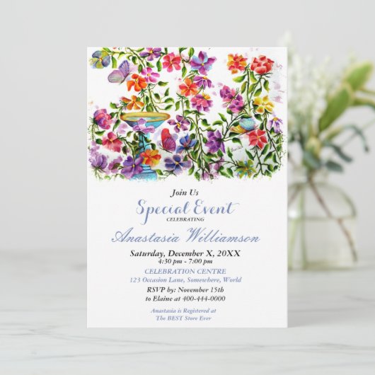 INVITATION À LA FÊTE BACKYARD BASH (Debout devant)