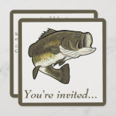 Invitation à la fête : Basse à grande bouche (Devant / Derrière)